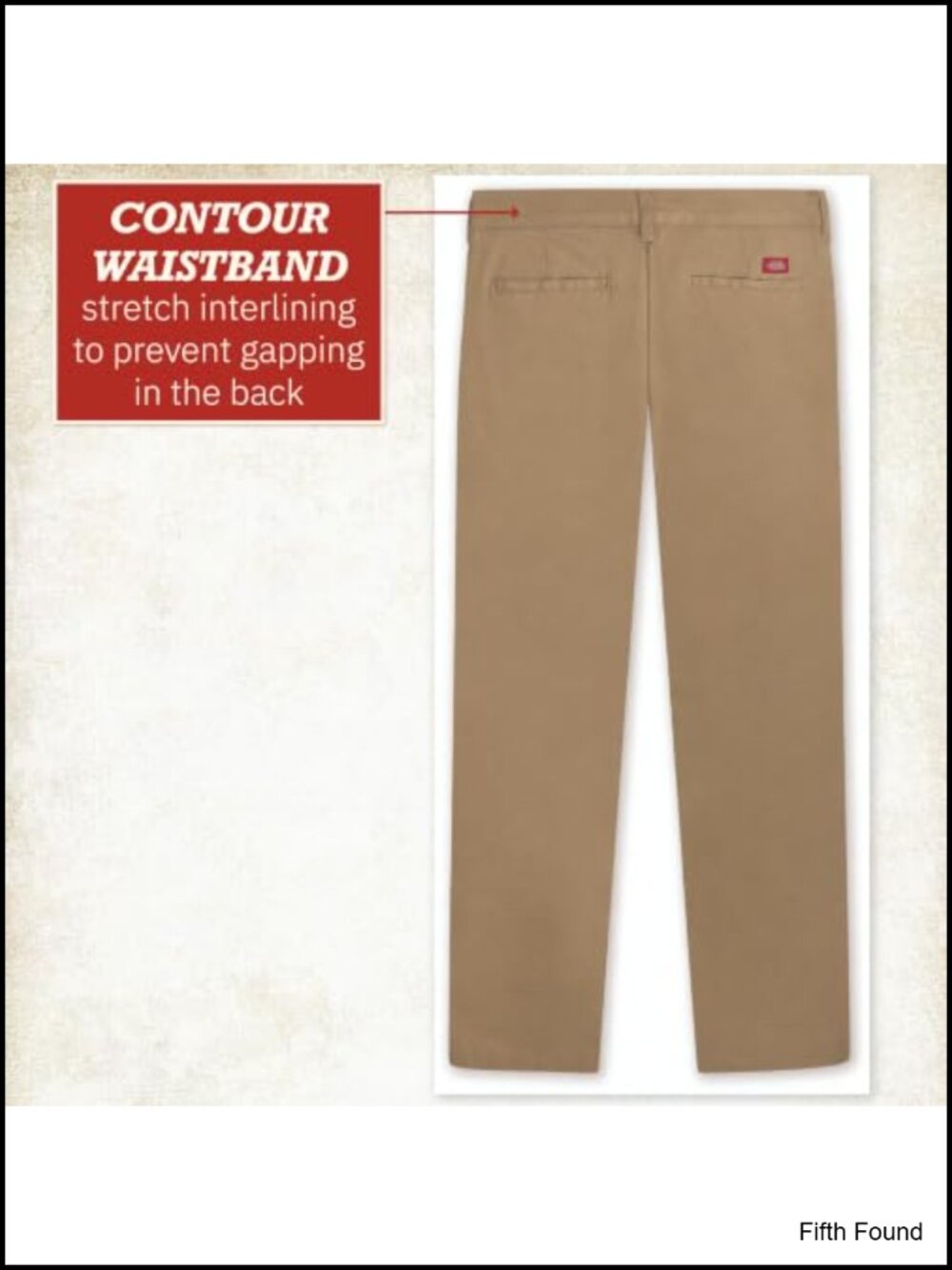 Womens Flex Twill Work Pants Straight Fit Narrow Through Hips - Picture 6 of 6